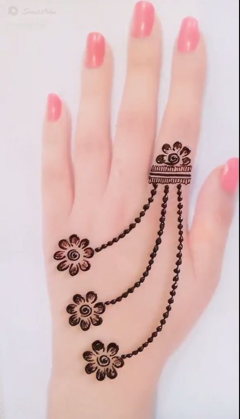 Henna Designs Inner Hand, Simple Henna Patterns, Simple Henna Designs Hand, Henna Styles, Tato Jari, Simple Mehendi Designs, Tato Henna, मेहंदी डिजाइन, Henna Tattoo Designs Hand