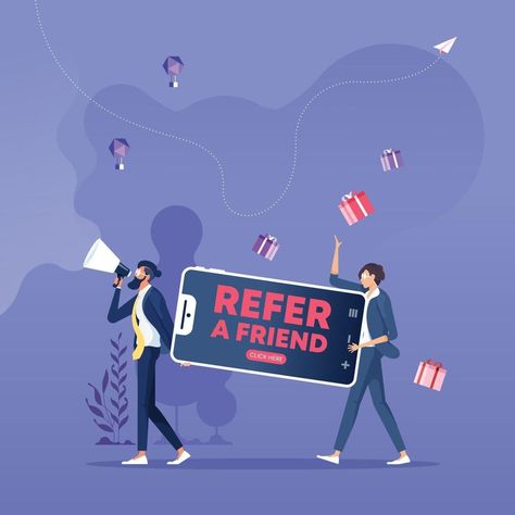 Referral Marketing, Digital Communication, Wallpaper Shelves, Refer A Friend, Friends Poster, Referral Program, Program Design, For Friends, Media Marketing