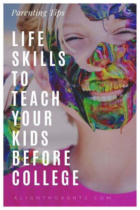 Most parents focus on getting their kids through schooling that we sometimes forget to prepare our kids for life ahead of school.  Here are 7 life skills that you must teach your kids before they go to college. Before College, School Prep, List Of Skills, Freshman College, Kids Talking, Prep School, High Schools, Positive Discipline, Parenting Guide