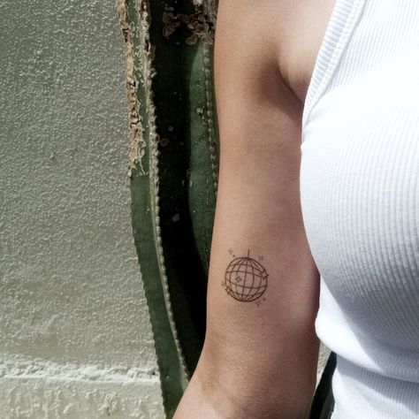 Mirrorball Tattoo, Hacker Girl, Taylor Swift Tattoo, Paw Tattoo, Petite Tattoos, Small Hand Tattoos, Subtle Tattoos, Real Tattoo, Simplistic Tattoos