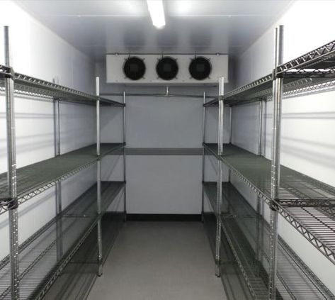 Burton Industries offer both custom-designed and do-it-yourself cool room and cold storage options. Contact us for more information. Cold Room Storage Ideas, Cold Storage Room Ideas, Cold Room Storage, Root Cellar Plans, Cold Storage Room, Warehouse Home, Cool Room, Metal Bending Tools, Insulated Panels