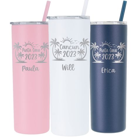 Beach tumbler cups