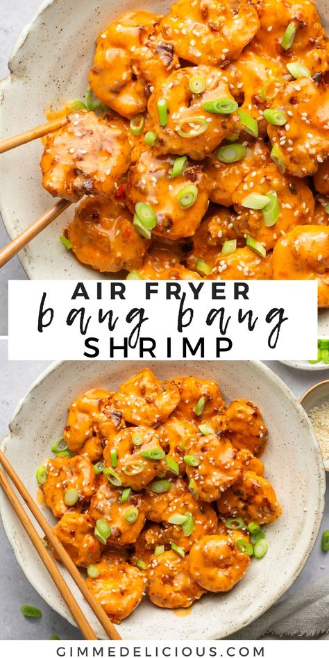 Air Fryer Bang Bang Shrimp Easy Recipes Dinner Shrimp, Air Fried Crispy Shrimp, Healthy Lunch Meal Prep Air Fryer, Air Fryer Breaded Shrimp Recipes, Shrimp And Broccoli Air Fryer Recipes, Air Fryer Shrimp And Vegetables, Crispy Shrimp Air Fryer, Air Fried Shrimp Recipes Easy, Delicious Shrimp Recipes