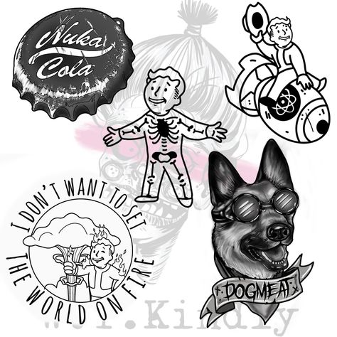 Some fall out flash available🥰 . . . . . . #fallout #wykindlytattoos #fallouttattoo #pipboy #fallout4 #motherwell #scotland #tattoo #tattooshop #tattooart Fall Out Tattoo, Fallout Tattoo Design, Fallout 3 Tattoo, Fallout 4 Tattoo Ideas, Fallout Tattoo Flash, Motherwell Scotland, Fallout Tattoo Ideas, Fallout 4 Tattoos, Tattoo Games