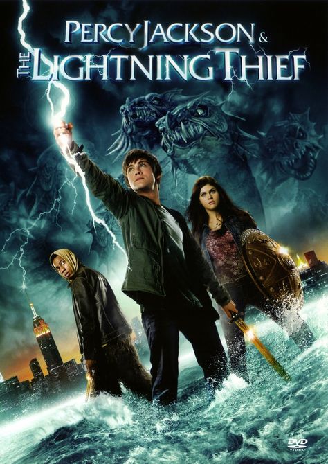 Movie poster Percy Jackson Film, Percy Jackson Lightning Thief, Jake Abel, Percy Jackson Movie, Hulk Character, Full Mon, Lightning Thief, Chris Columbus, Sean Bean