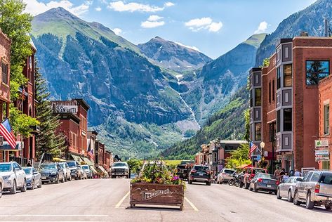 Telluride, Colorado: The Place to Go for A Socially Distanced Vacation Colorado Plateau, Summer Vacation Spots, Telluride Colorado, Colorado Usa, Mountain Town, Colorado Mountains, To Infinity And Beyond, Best Cities, Scuba Diving