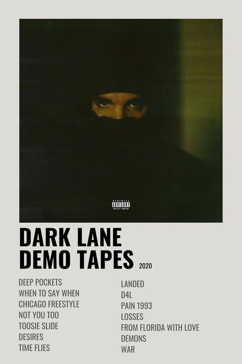 Drake Cover Albums, Drake Dark Lane Demo Tapes Album Cover, Album Cover Wall Decor Drake, Drake Song Poster, Drake Abulm Cover, Dark Lane Demo Tapes Album Cover, Minimal Album Cover Posters Drake, Drake Album Wall Art, Drake New Album Cover