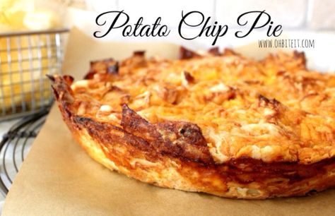 ~Potato Chip Pie! Yes please!! http://www.ohbiteit.com/2014/11/potato-chip-pie.html Potato Chip Recipes, Savory Pies, Potatoes Au Gratin, Potato Chip, Chips Recipe, Savory Pie, Food Board, Wait For It, Potato Dishes