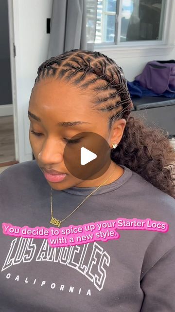 Styling Starter Locs, Loc Retwist Styles For Women, Starter Loc Styles, Starter Locs Styles, Retwist Styles, Roller Skating Party Invitations, Atl Georgia, Loc Styles For Men, Roller Skating Party