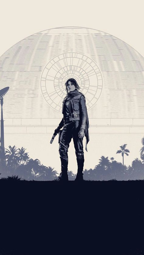 Rogue One Poster, Rogue One Jyn Erso, Star Wars Canvas Art, Character Arcs, Star Wars History, Jyn Erso, Military Wallpaper, Rian Johnson, The Rise Of Skywalker