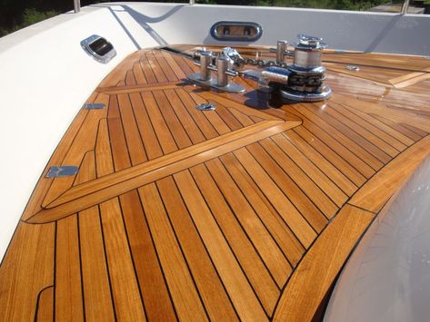 We provide many different boat flooring options you can choose from from traditional wood boat flooring to synthetic flooring.. With a wide variety of wood species available ranging from cherry, maple, oak, walnut, ash and several others.. Boat flooring options faux marine teak, marine teak, plastic marine teak, synthetic marine teak, foam marine teak and marine vinyl flooring are just some of the options out there for boaters.. Permateek marine decking and flooring can be fitted to almost an... Teak Wood Flooring, Floor Detail, Wood Flooring Options, Wood Boats, Wood Deck, Interior Floor, Flooring Options, Wood Flooring, Luxury Yachts