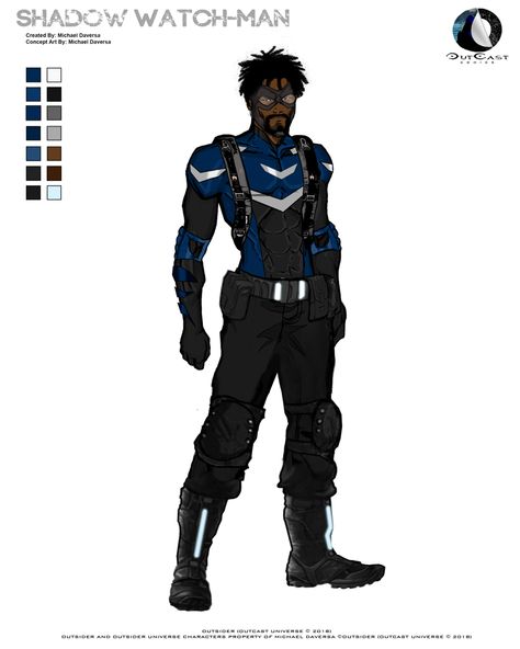 Black Superhero Oc, Superhero Oc Male, Superhero Concept, Superhero Oc, Spiderman Black, Hero Oc, Male Body Art, Concept Inspiration, Rpg Ideas