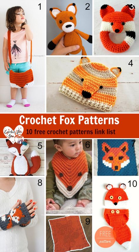 Here is the link list 126 with cute crochet fox patterns (including amigurumi, purse, hats, gloves, blanket and more). Fox Hat Crochet, Crochet Preemie Hats, Craft Hobbies, Fox Blanket, Bobble Crochet, Crocheted Fox Pattern, Crochet Towel, Crochet Cow, Crochet Lace Pattern