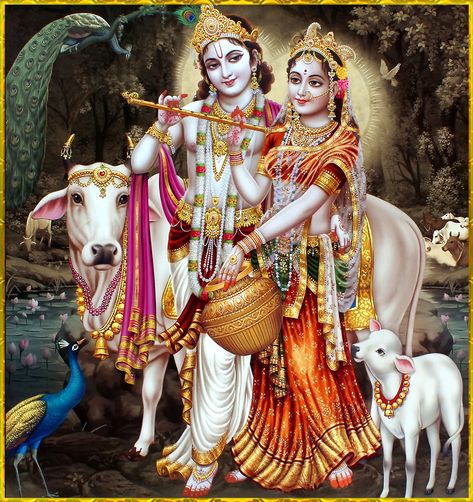 Lord Krishna Paintings, Radha Krishna With Cow, Cow Images, Krishna With Cow, Beautiful Krishna, Buddha Canvas Art, Ram Krishna, Cow Wallpaper, Krishna Avatar