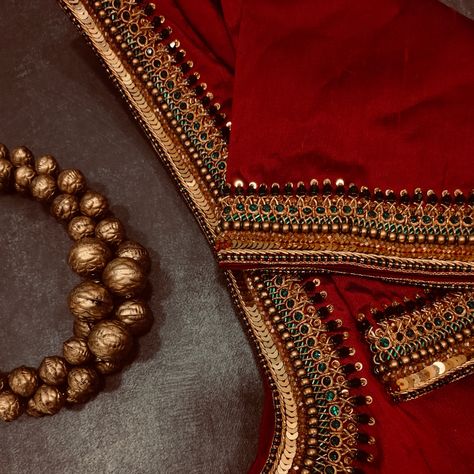 Bridal blouses ethnic blouse silksareeblouse bespoke online DEVIMUTHUKUMAR Maroon Blouse Aari Work Designs, Aari Blouse Neck Design, Blouse Aari Work Designs, Aari Work Designs, Aari Work Blouse Designs, Blouse Aari Work, Blouse Designs Aari Work, Blouse Maggam Work, Work Blouse Designs