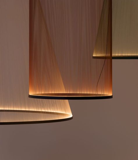 Japanese Chandelier, Floating Lamp, Vibia Lighting, Glass Lights, Spa Lighting, Dynamic Lighting, Otaru, Pendant Lamp Design, Light Sculpture