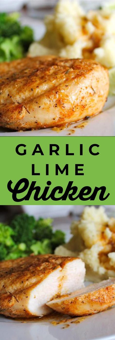 Baked Lime Chicken Recipes, Chicken With Lime Recipes, Chicken And Lime Recipes, Chicken Lime Recipes, Lime Chicken Breast Recipes, Lime Crema Recipe, Lime Dessert Recipes, Lime Chicken Breast, Garlic Lime Chicken