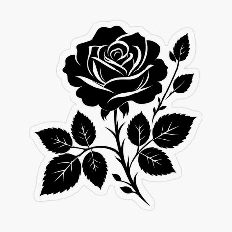 Get my art printed on awesome products. Support me at Redbubble #RBandME: https://www.redbubble.com/i/sticker/Black-rose-by-IsaMarina/162231169.O9UDB?asc=u Rose Sticker, Plastic Stickers, Personalized Water Bottles, Black Rose, Sticker Design, My Art, Awesome Products, Vinyl Sticker, Vinyl