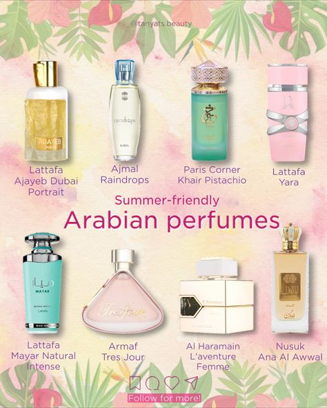 ⬇️ Summer-friendly Arabian perfumes: all under 50€ Arabian scents can feel quite heavy sometimes. I personally can use extremely sweet, dense or oud-based perfumes only when it’s cold outside. It would be hard to call most of the following fragrances “headache inducing”, so pay attention to: ▫️ Lattafa Ajayeb Dubai Portrait — if you love mango with some citrusy and woody touch. ▫️ Ajmal Raindrops — if you like rose (almost jammy but fresh at the same time) and patchouli. This affordab... Summer Fragrance For Women, Musky Perfumes, Arabian Perfumes For Women, Best Scent Combos, Arabian Scents, Dubai Portrait, Perfume Closet, Creed Aventus For Her, Aventus For Her