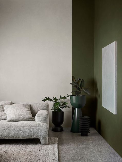 Green Interior Paint, Color Forecasting, Dining Room Spaces, Green Walls, Interior Paint Colors, Green Interiors, New Home Designs, Interior Paint, Decoration Design