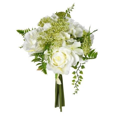 Roses Bush, Indoor Roses, Ivory Rose Bouquet, White Rose Bouquet, Hydrangea Bouquet, Rose Centerpieces, Faux Floral Arrangement, Prom Flowers, Rose Arrangements