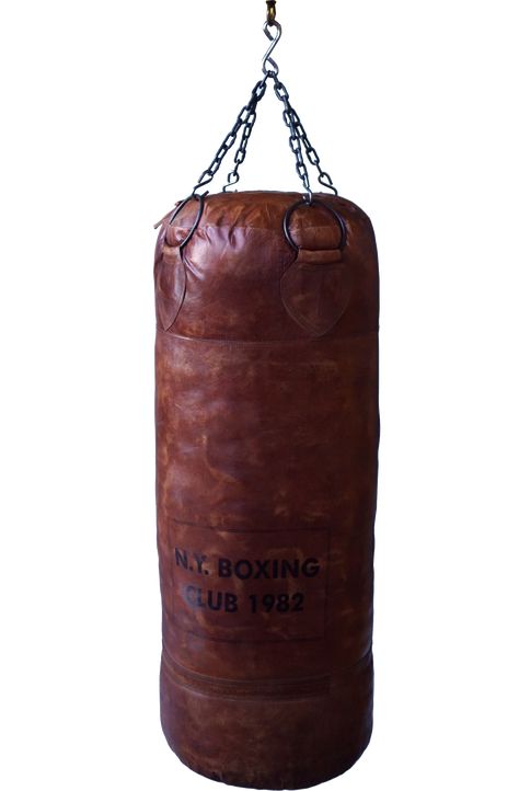 Leather style punch bag | Trademark Living Punching Bag In Room, Leather Punching Bag, Home Gym Boxing Bag, Leather Boxing Bag, Kickboxing Bag, Crossfit Equipment, Boxing Bags, Boxing Club, Basement Gym