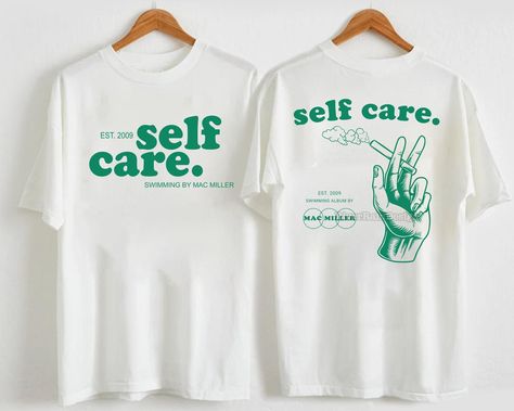 Retro Self Care Macmiller Shirt, Self Care T-shirt Medical T Shirt Designs, Unique T Shirt Designs Inspiration, Esthetician Shirts, Tshirt Design Ideas Trendy, Street Wear Tshirt, Business T Shirts, Tee Design Inspiration, Girly Tshirt, Positive Shirts