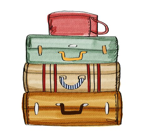 *✿**✿*MALETAS*✿**✿* Luggage Clipart, Suitcase Aesthetic, Suitcase Stickers, Travel Clipart, Clipart Vintage, Vintage Suitcases, Vintage Luggage, Travel Stickers, Adventure Book