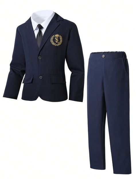 Elegant Formal Outfit, Outfit For Birthday, Gentleman Suit, Outfit Elegante, Lapel Jacket, Jogger Shorts, Formal Outfit, Suit Set, Boys Clothing