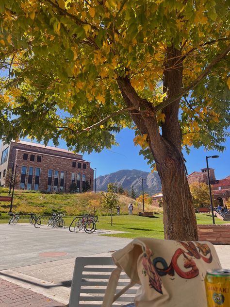 Colorado. BOCO. Flatirons. Boulder. Mountain. University. Yerba. Vogue. Tote. Cu Boulder Campus Aesthetic, Boulder Colorado Aesthetic, Sko Buffs, Flatirons Boulder, Boulder University, Colorado University, Colorado Aesthetic, Outdoorsy Aesthetic, Cu Boulder