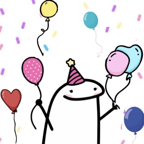 Happy Birthday Drawings, Funny Stick Figures, Birthday Doodle, Funny Stickman, Funny Yugioh Cards, Happy Birthday Love Quotes, Birthday Illustration, Happy Birthday Posters, Handmade Birthday Gifts