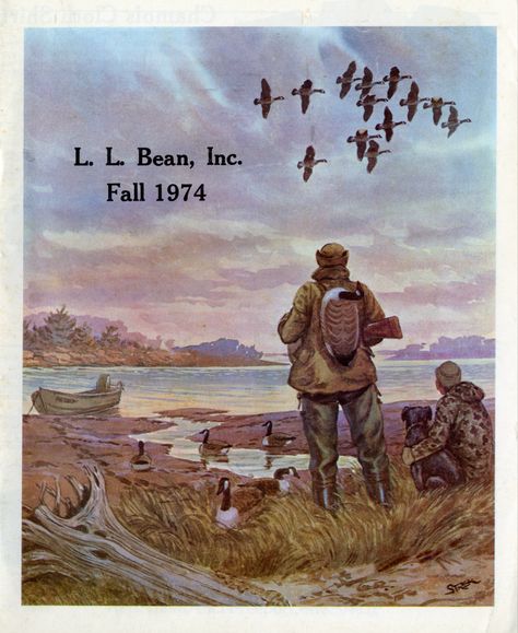 L.L.Bean catalog | Fall 1974 | #llbean #1970s #70s #outdoor #archive #moodboard #aesthetics #ephemera Western Artwork, Hunting Art, Waterfowl Hunting, Bird Hunting, Adventure Aesthetic, Wildlife Paintings, Cabin Fever, Duck Hunting, Old Ads