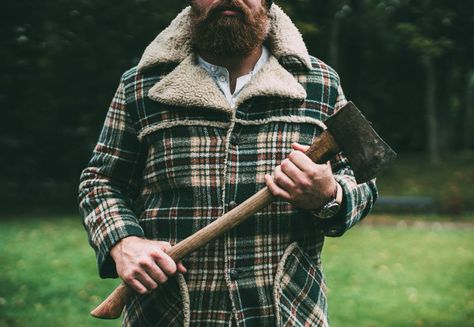 Woodsman Style, Camp Wandawega, Lumberjack Style, Man Aesthetic, Rugged Men, Masculine Style, Bearded Man, Modern Mountain, Mens Fashion Rugged