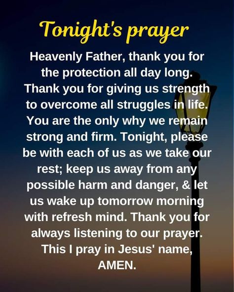 Evening Prayers Inspiration, Good Night Motivational Quotes, Goodnight Prayers, Nighttime Prayers, Prayer Before Sleep, Nighttime Prayer, Good Night Blessings Quotes, Prayer For Comfort, Kids Prayer