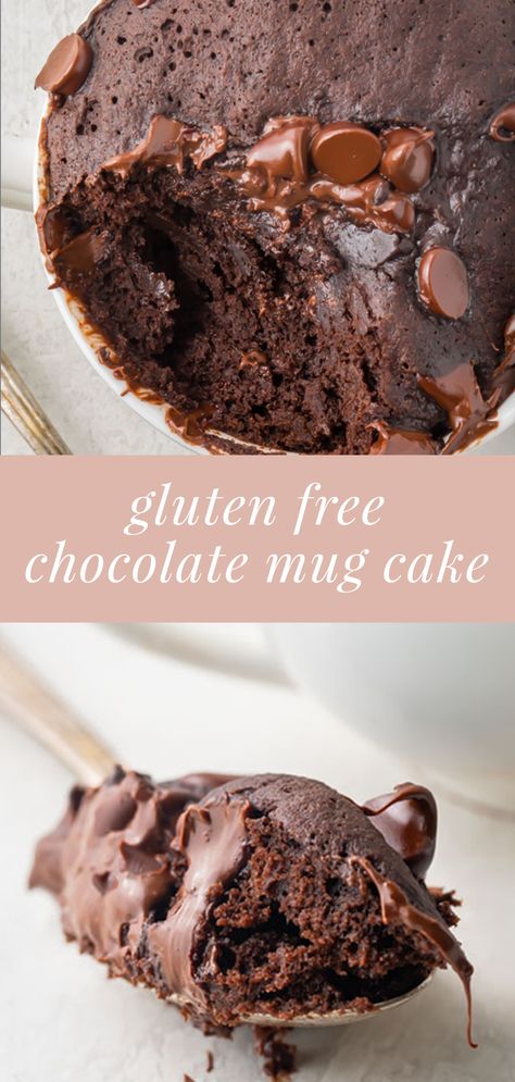 Gluten Free Single Serve, Gluten Free Mug Cake, King Arthur Gluten Free, Cake Calories, Chocolate Mug Cake, Sweet Easy, Gluten Free Chocolate Cake, Single Serve Desserts, Moist Cake