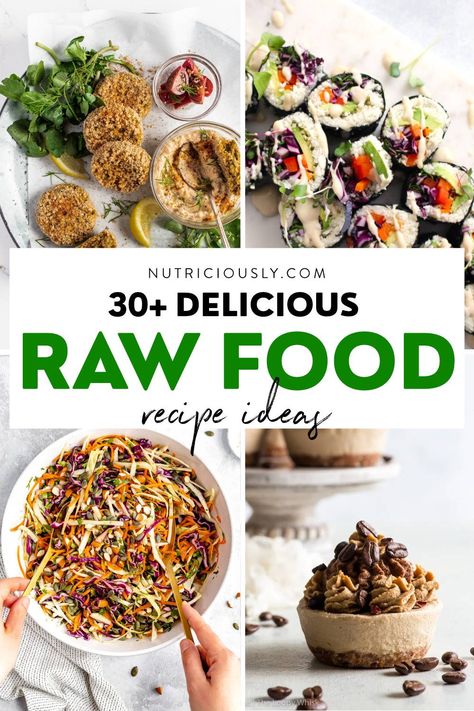 Raw Vegan Recipes Easy, Raw Vegan Dinners, Vegan Diet Recipes, Raw Vegan Diet, Recipes Savory, Vegan Recipes Beginner, Vegan Carrot Cakes, Raw Diet, Raw Food Diet