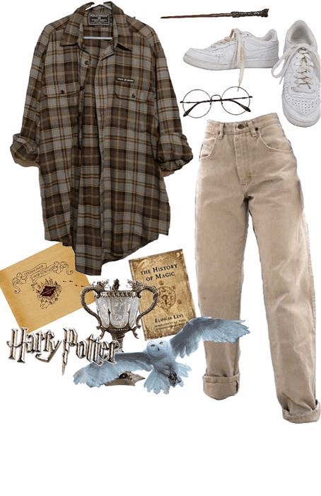 Harry Potter Outfit, Gryffindor Outfit, Happy Birthday Harry, Harry Outfits, Hogwarts Outfits, Outfit Birthday, Academia Outfits, Mood Clothes, Harry Potter Outfits