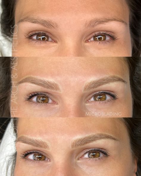 Haven’t posted a before and after like this in a while… Microblading magic 🪄 If I had to follow one rule when it comes to permanent makeup brows, it would be this 🚨Not reinventing the wheel-here’s what I mean: staying true to your natural existing shape. Hugging your natural shape and thickness will always give the most natural look when enhancing your brows with permanent makeup. I swear by this approach as I have learned over time with experience it’s the only way to tattoo eyebrows! ... Henna Brows Before And After, Brow Microblading, Eyebrow Tutorial For Beginners, Eyebrow Before And After, Tattoo Eyebrows, Makeup Brows, Makeup Eyebrows, Henna Brows, Permanent Makeup Eyebrows