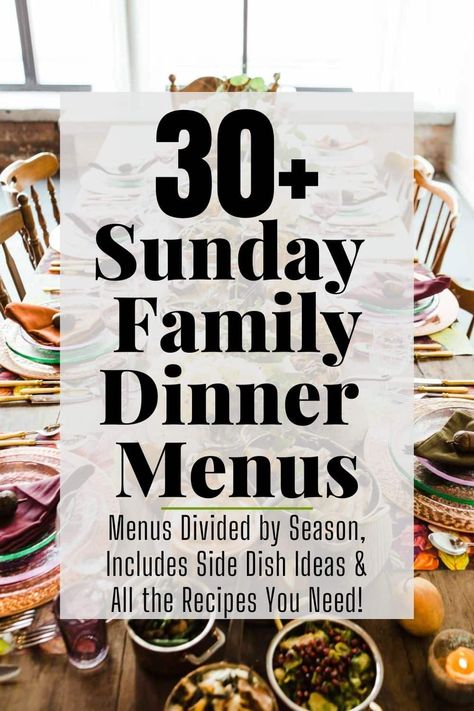 Sunday Family Dinner Ideas, Family Gathering Food, Sunday Family Dinner, Family Dinner Menu, Family Dinner Party, Family Dinner Night, Meal Planning Menus, Sunday Dinner Recipes, Family Dinner Ideas