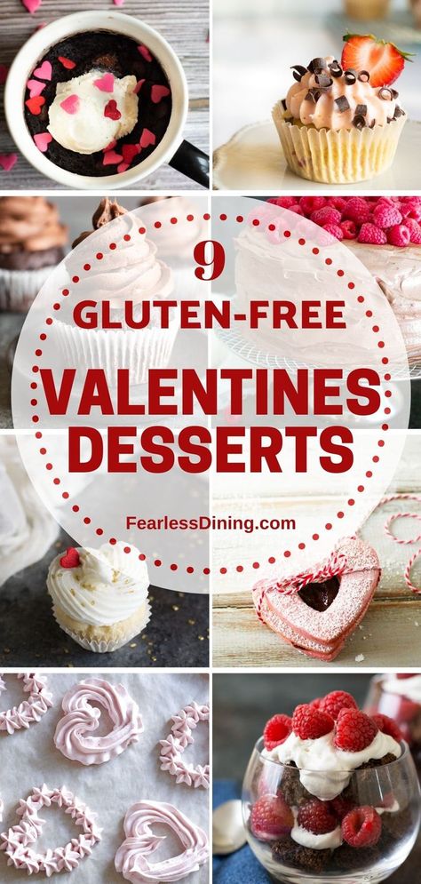 If you are looking for some easy Valentine's Day desserts, here are 9 incredible Gluten Free Valentine's dessert ideas to try. Gluten Free Valentines Treats, Gluten Free Valentines, Valentines Desserts, Valentine Desserts, Valentine Dinner, Valentines Day Dinner, Valentines Day Desserts, Gluten Free Recipes For Dinner, Valentine's Day Recipes