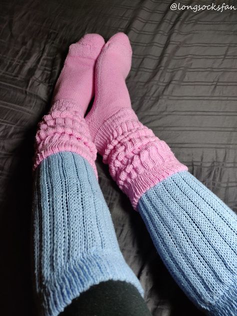 Pink slouch socks layers Pink Slouch Socks, Loose Socks, Slouch Socks, Thigh High Socks, Girls Socks, Everything Pink, Thigh High, High Socks, Leg Warmers