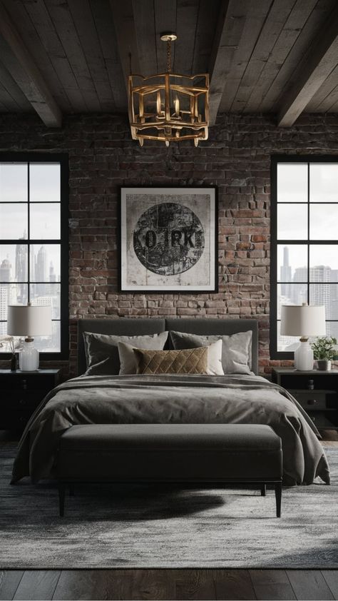 Get inspired by modern design elements that capture the essence of a New York apartment. Transform your bedroom into a cozy yet sophisticated retreat with a touch of urban flair. New York Apartment Bedroom, New York Bedroom, Modern Design Elements, New York Apartment, Chic Decor, Interior Design Bedroom, Bedroom Apartment, Bedroom Inspirations, Bedroom Interior