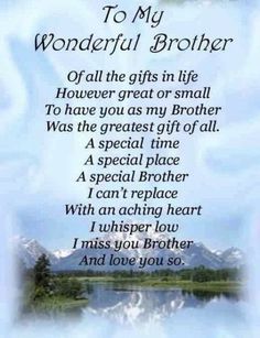 When You Lose A Brother, Missing My Brother Quotes From Sister, Losing Your Brother Quotes, Poem For Brother From Sister, In Loving Memory Quotes Brother, Losing A Loved One Quotes Brother, Brother Love Quotes From Sister, Brother In Heaven Quotes From Sister, Losing Brother