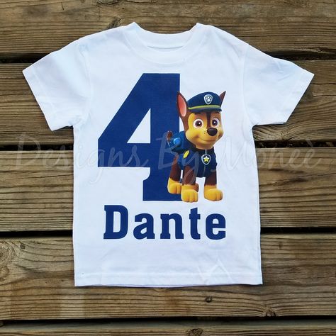 Paw Patrol Birthday Tshirt, Paw Patrol 3rd Birthday Shirt, Paw Patrol Tshirt Ideas, Paw Patrol Birthday Shirt Family, Paw Patrol Birthday Shirt Boys, Camisa Paw Patrol, Paw Patrol Outfit, Paw Patrol Cupcakes, Paw Patrol Birthday Shirt