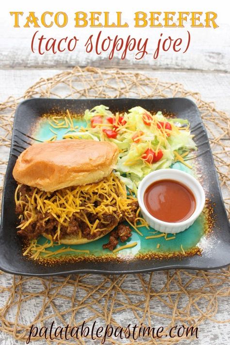 Taco Joes, Joe Sandwich, Sloppy Joes Sandwich, Taco Burger, Sloppy Joe Recipe, Taco Bell Recipes, Recipe Mexican, Joe Recipe, Sloppy Joes Recipe