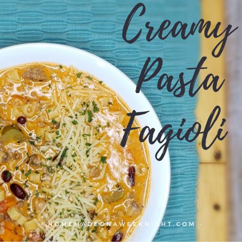 Pasta Fagoli, Classic Meals, Pasta Fagioli Soup Recipe, Pasta Fagioli Soup, Fagioli Soup, Pasta Fagioli, Ground Italian Sausage, Crockpot Soup Recipes, Italian Soup