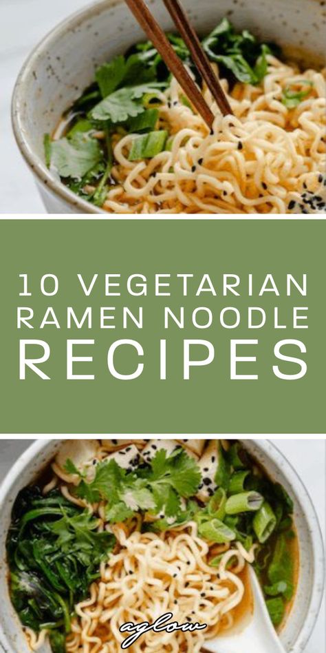 Ramen Recipes Vegetarian, Vegetarian Ramen Recipes, Healthy Ramen Noodle Recipes, Vegetarian Ramen Recipe, Healthy Ramen Noodles, Ramen Noodle Recipes Soup, Ramen Soup Recipes, Vegetable Ramen, Vegetarian Noodles