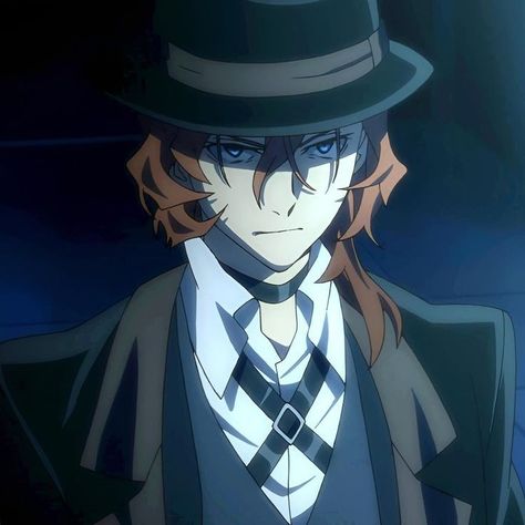 Bungou Stray Dogs Chuya, Nakahara Chuuya, Dog Icon, Chuuya Nakahara, Ghibli Movies, Fancy Hats, Stray Cat, Bongou Stray Dogs, Dog Pin