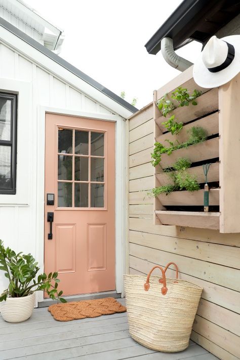 I SPY AIRBNB | Backyard Refresh! - I SPY DIY Backyard Refresh, Bold Paint Colors, I Spy Diy, Article Furniture, Door Colors, Front Door Colors, Old Doors, I Spy, Door Color