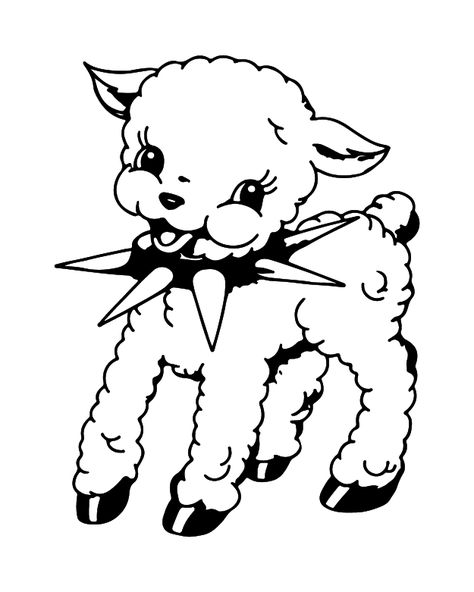 Cute Screen Printed Shirts, Vintage Lamb Illustration, Small Line Work Tattoo, Black Traditional Tattoo Flash, Black And White Pop Art, Inch Tattoo, Lamb Tattoo, Punk Tattoos, Lamb Art